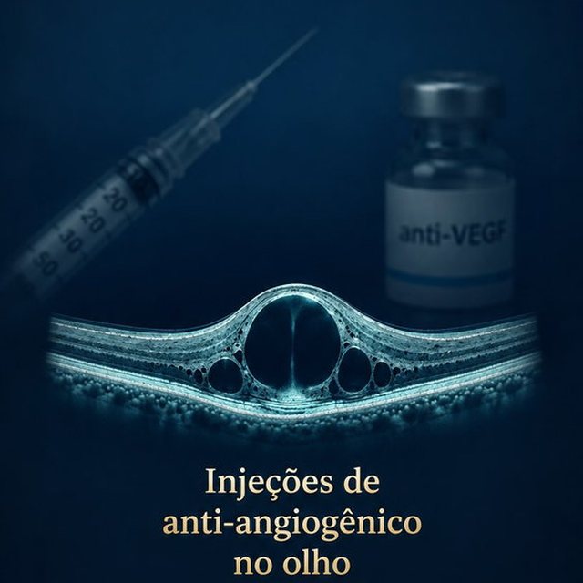 Sua mácula está inchada, com líquido onde não deveria haver líquido nenhum. É assim que começa a conversa com 